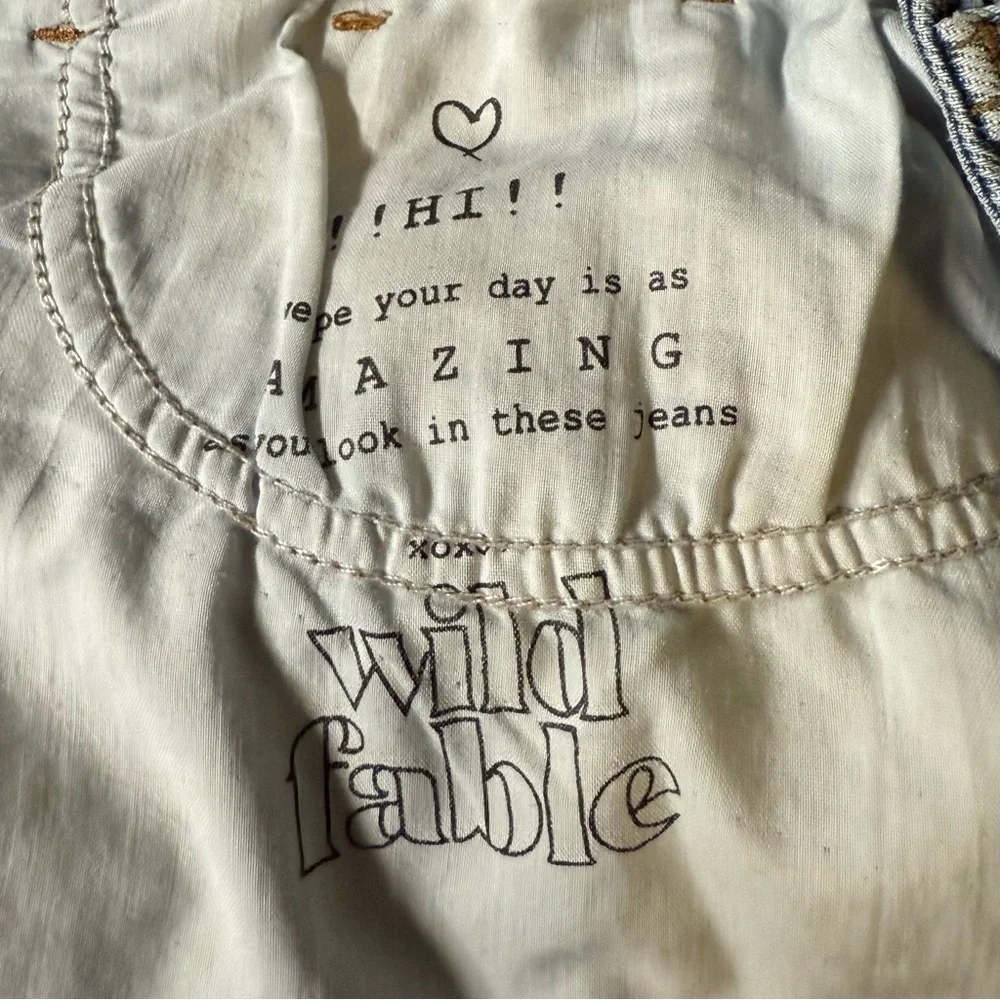 Wild Fable Light Blue Jean High rise, rolled cuff shorts, cutoffs Shorts‎